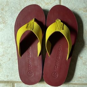 Tory Burch Retro Platform Flip flop Sz 6